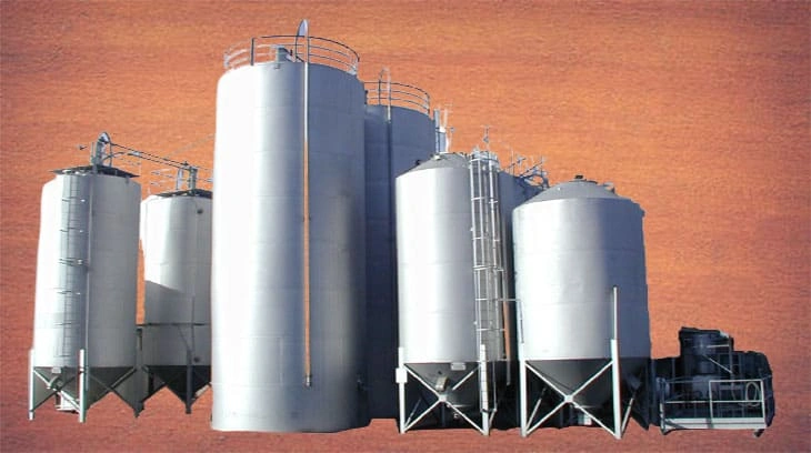 STAINLESS STEEL SILO